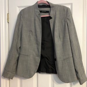 Zara basic gray blazer